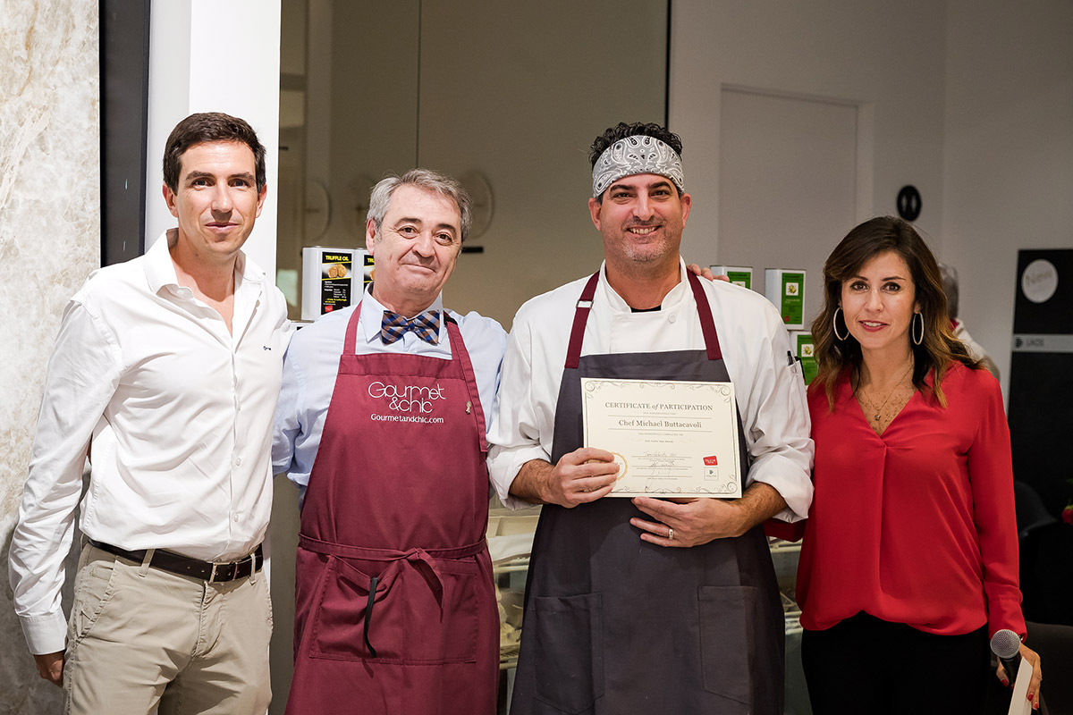 Tercer clasificado: Michael Buttacavoli (Rest. Cena), Tampa FL. Chefs Restaurantes trufas